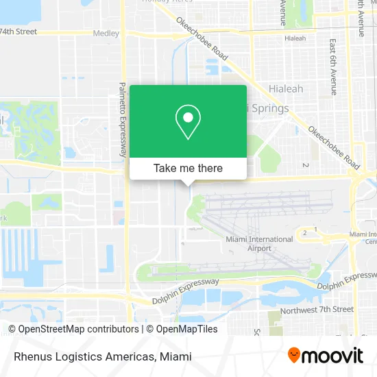 Rhenus Logistics Americas map