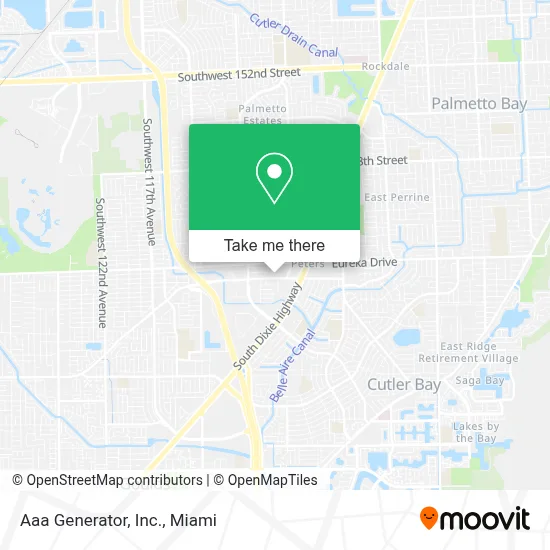 Aaa Generator, Inc. map