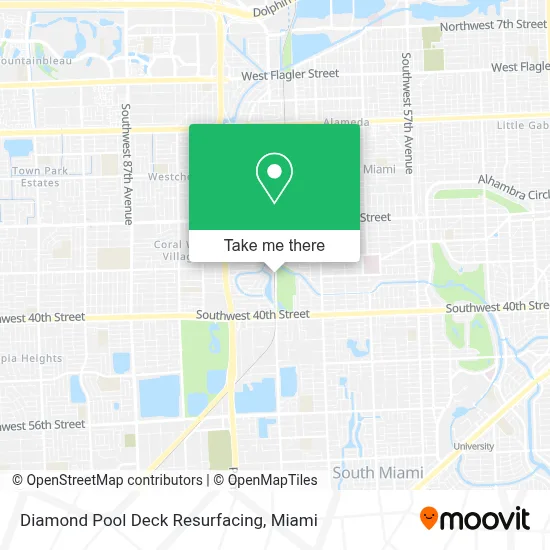 Diamond Pool Deck Resurfacing map