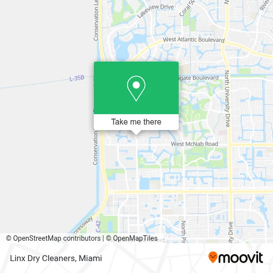 Linx Dry Cleaners map