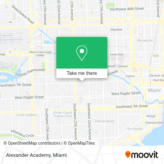Alexander Academy map