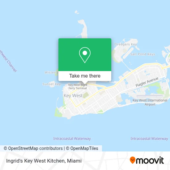 Ingrid's Key West Kitchen map