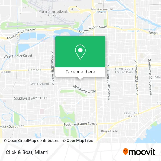 Click & Boat map