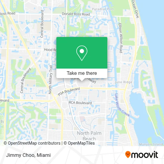 Jimmy Choo map