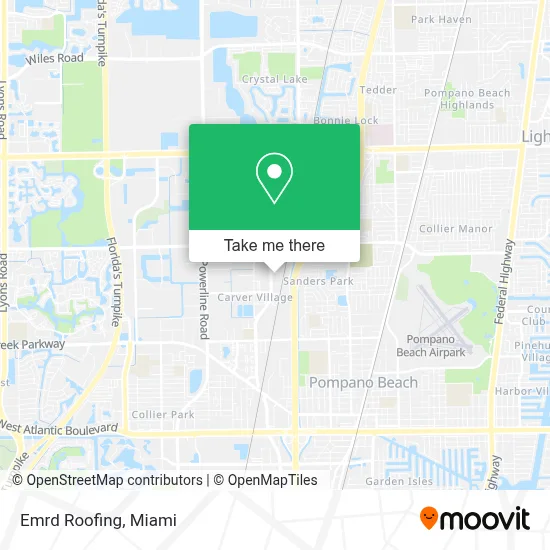 Emrd Roofing map