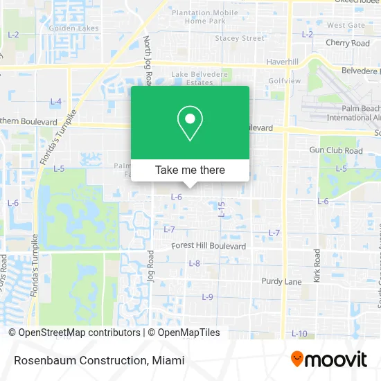 Rosenbaum Construction map