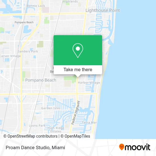 Proam Dance Studio map