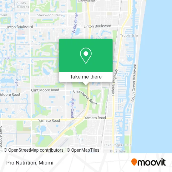 Pro Nutrition map