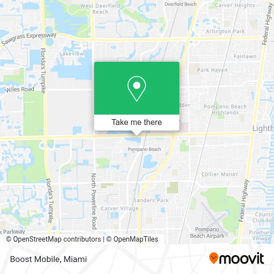 Boost Mobile map