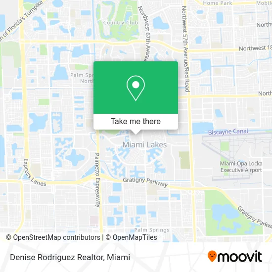 Denise Rodriguez Realtor map
