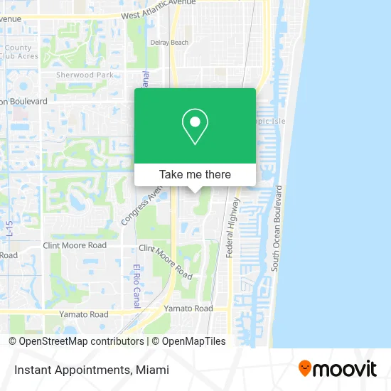 Instant Appointments map