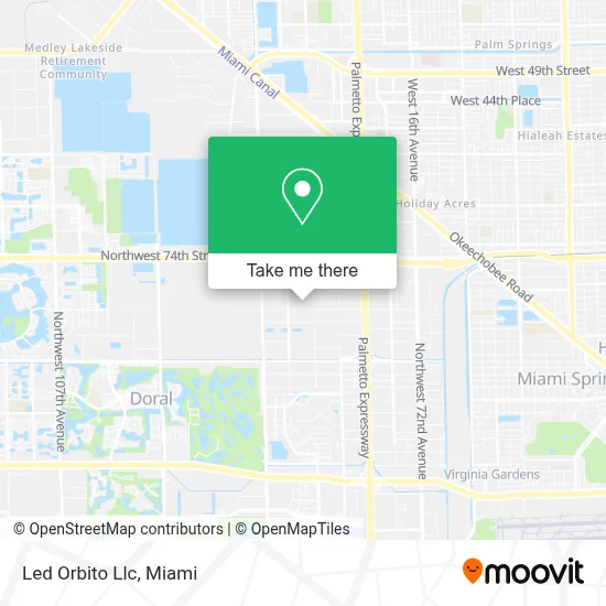 Led Orbito Llc map