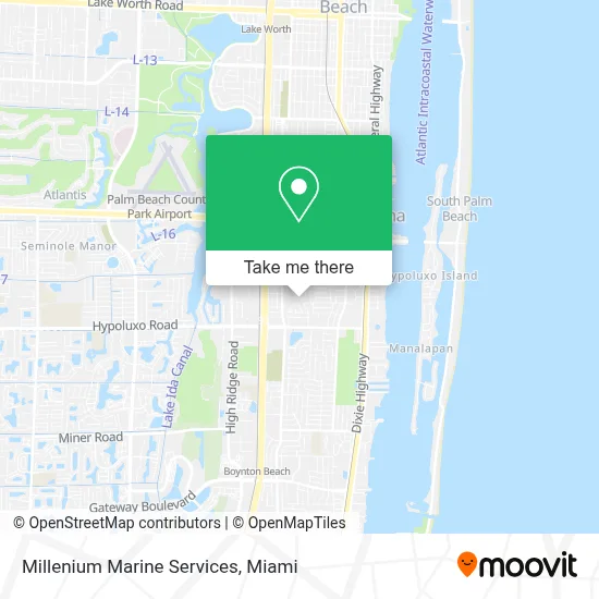 Millenium Marine Services map