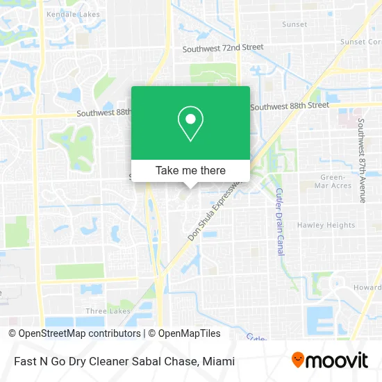 Fast N Go Dry Cleaner Sabal Chase map