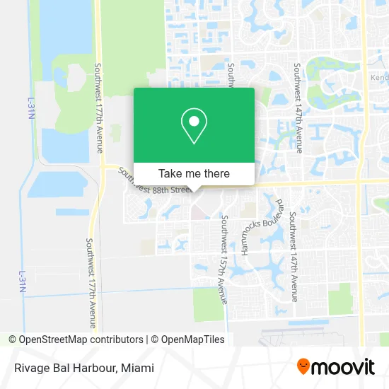 Rivage Bal Harbour map