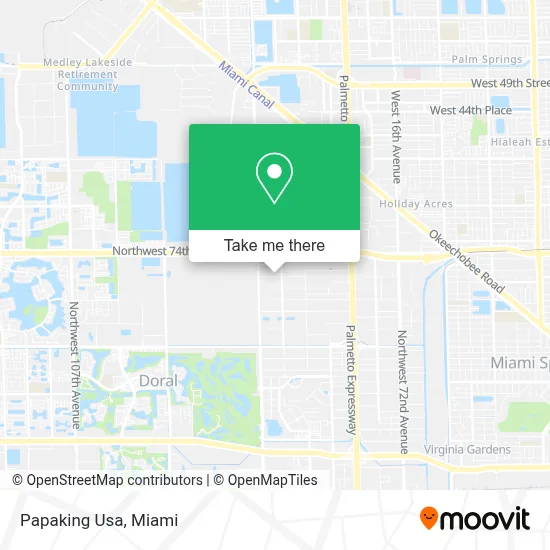 Papaking Usa map