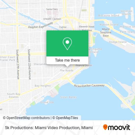 5k Productions: Miami Video Production map