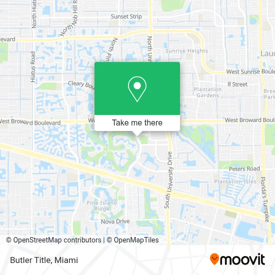 Butler Title map