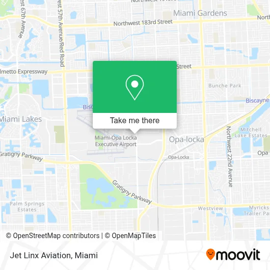 Jet Linx Aviation map