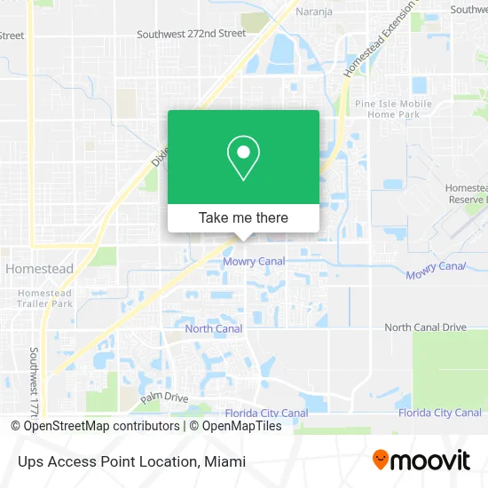 Ups Access Point Location map