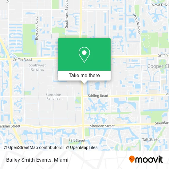 Bailey Smith Events map