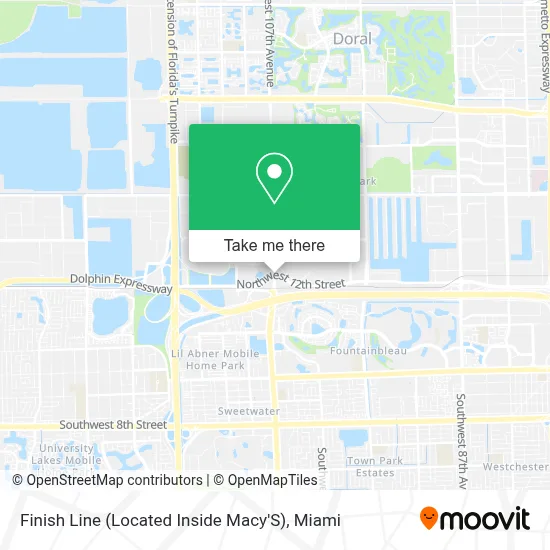Finish Line (Located Inside Macy'S) map