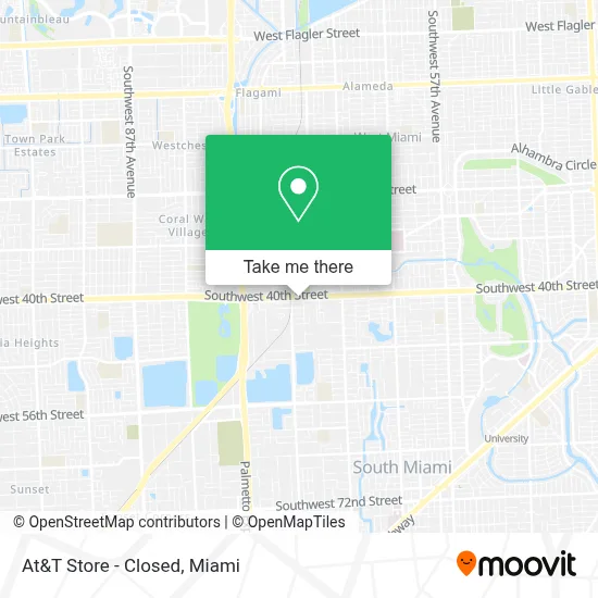 At&T Store - Closed map