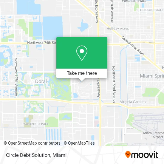 Circle Debt Solution map