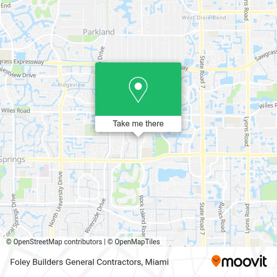 Foley Builders General Contractors map