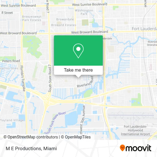 M E Productions map