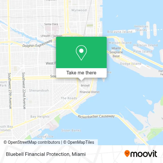 Bluebell Financial Protection map