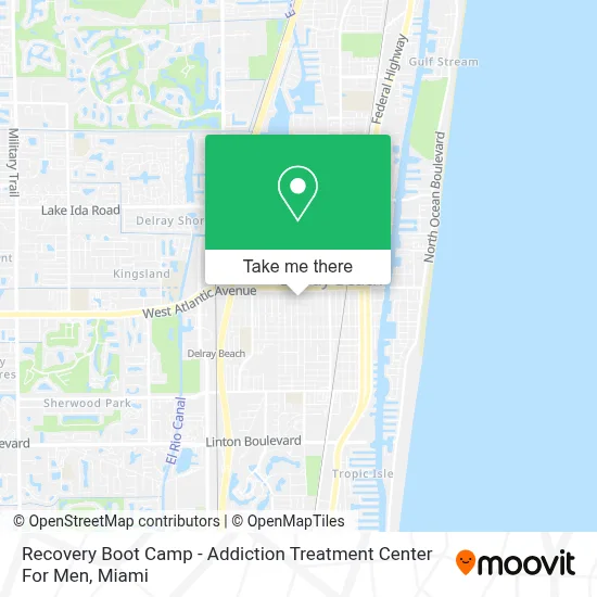 Recovery Boot Camp - Addiction Treatment Center For Men map