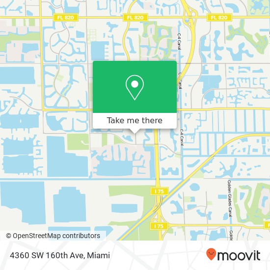 Mapa de 4360 SW 160th Ave