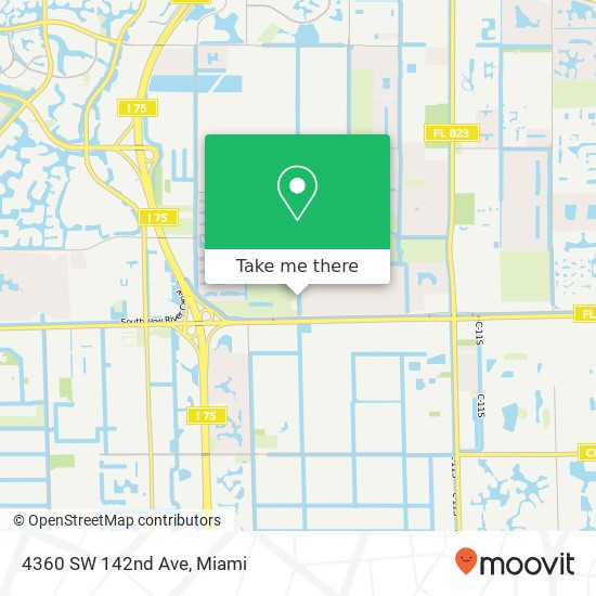 Mapa de 4360 SW 142nd Ave