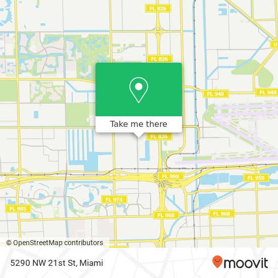 Mapa de 5290 NW 21st St