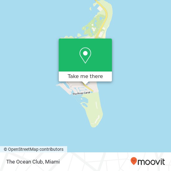 Mapa de The Ocean Club