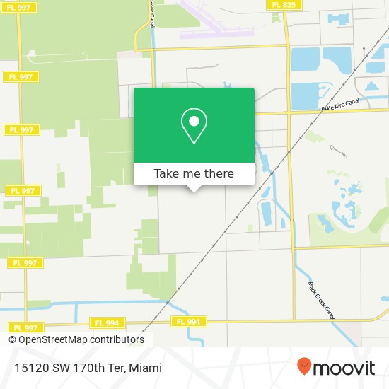 Mapa de 15120 SW 170th Ter