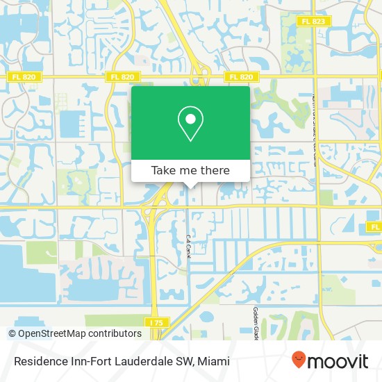 Mapa de Residence Inn-Fort Lauderdale SW