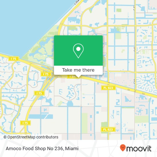 Mapa de Amoco Food Shop No 236