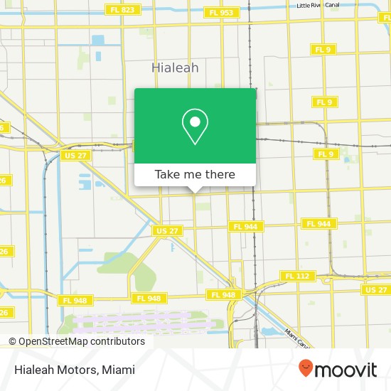 Mapa de Hialeah Motors