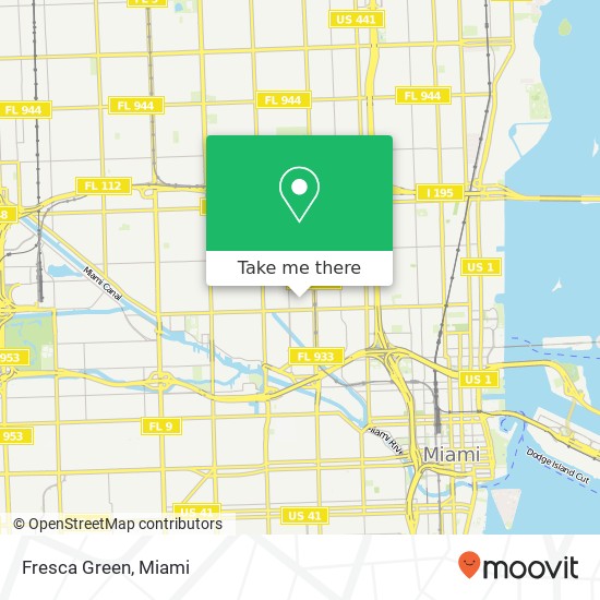 Fresca Green map