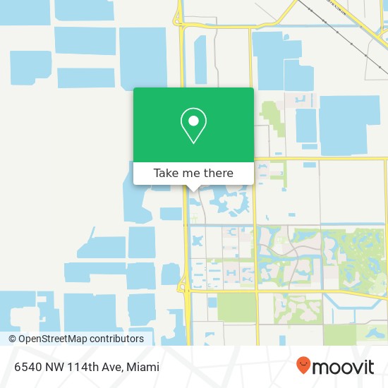 Mapa de 6540 NW 114th Ave