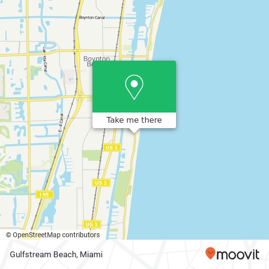 Mapa de Gulfstream Beach