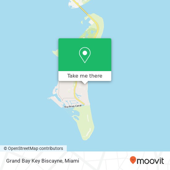 Grand Bay Key Biscayne map