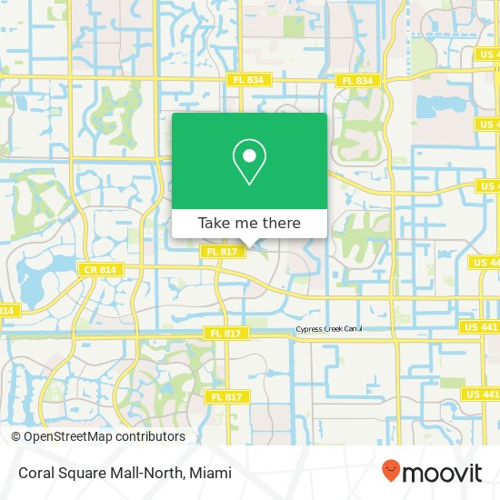 Mapa de Coral Square Mall-North