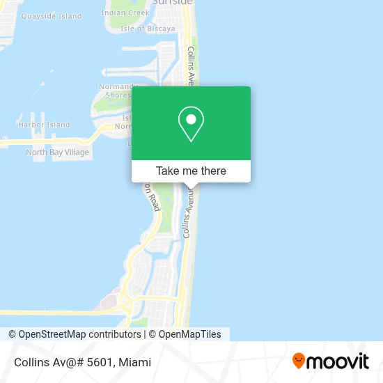 Collins Av@# 5601 map