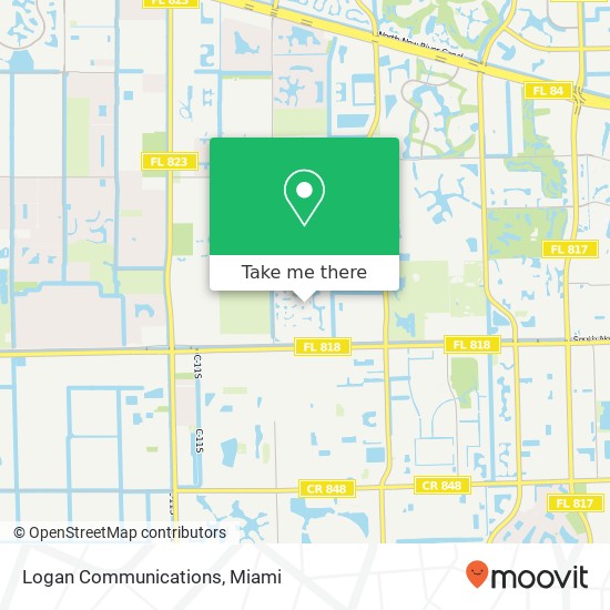 Mapa de Logan Communications