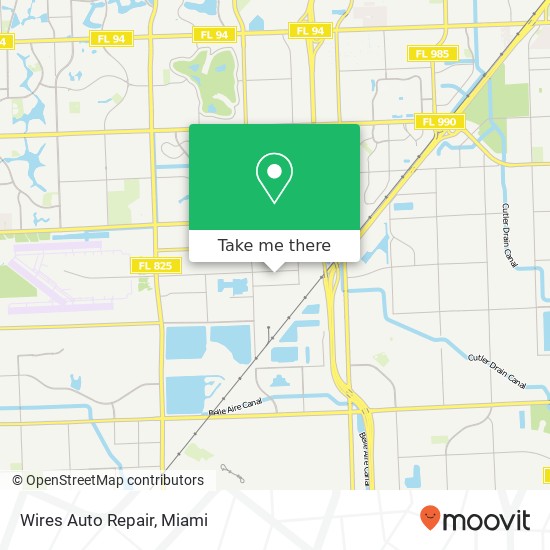 Wires Auto Repair map