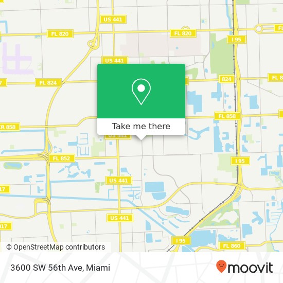 3600 SW 56th Ave map