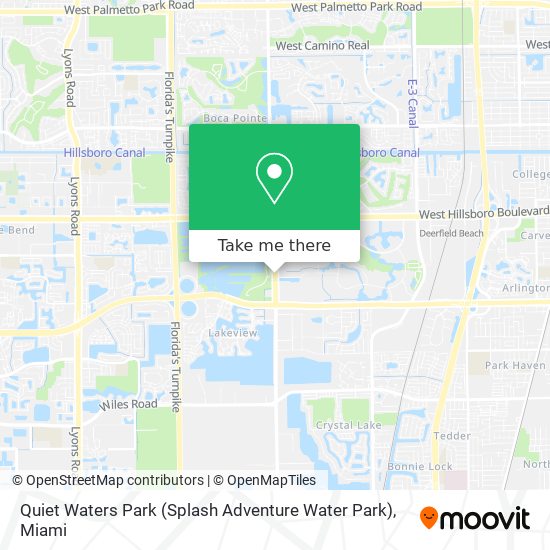 Mapa de Quiet Waters Park (Splash Adventure Water Park)